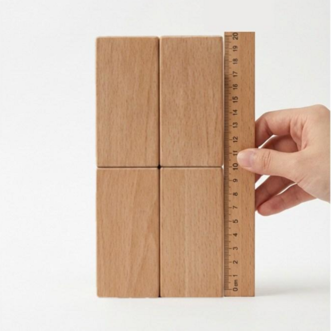 그레인랩 우드카빙 조각용 나무 바스우드 DIY 원목, 4개, 50X100X100