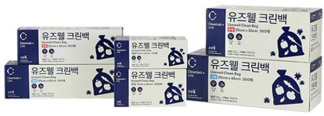 크린랩 위생백 위생팩 위생비닐 롤백 30x45 100매, 1개