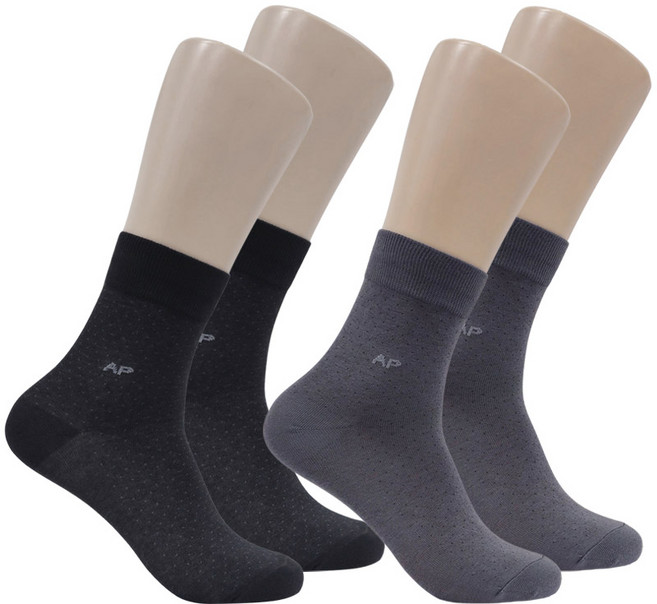 아놀드파마 여름용 40수 남성매쉬 핀도트 정장양말 중목 10켤레 AP5550