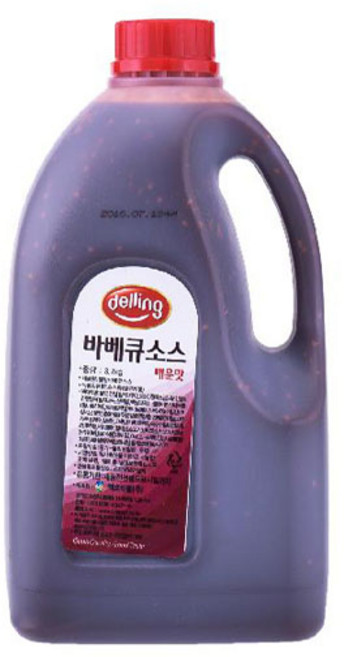 델링 바베큐소스 매운맛, 3.7kg, 2개