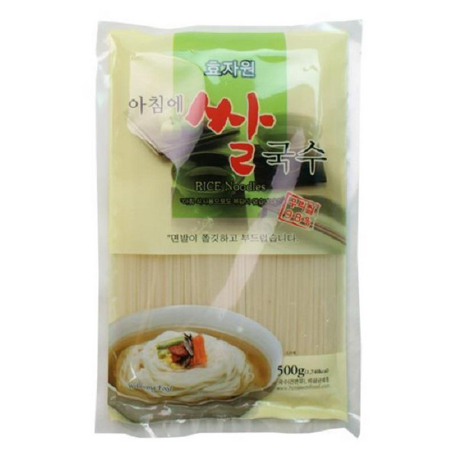 두레생협 효자원아침에쌀국수, 500g, 2개