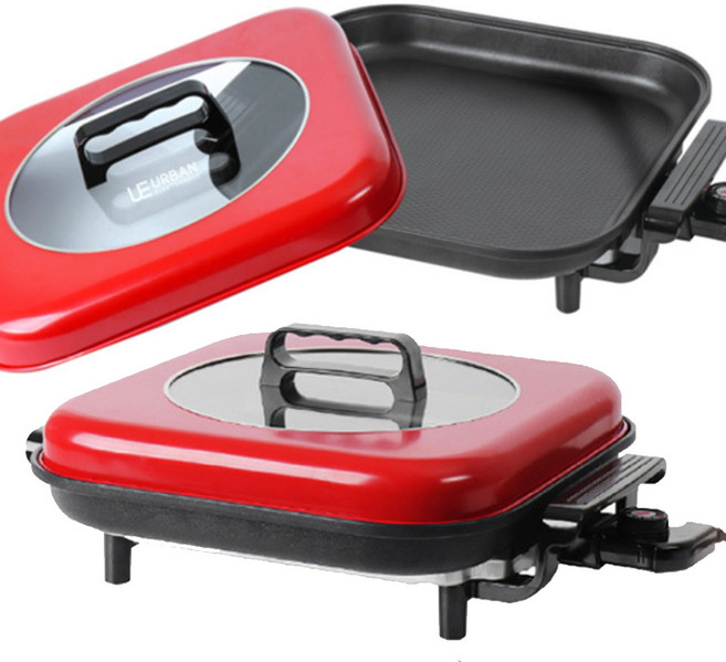 어반P375 대용량 사각 멀티 잔치팬 피자팬 후라이팬 프라이팬, 상세페이지 참조