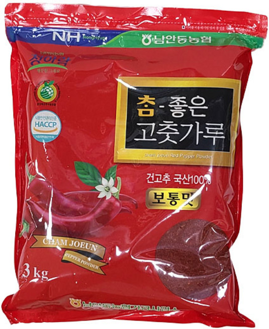 남안동 참좋은고춧가루(식자재용/보)3KG, 1개, 1개, 3kg