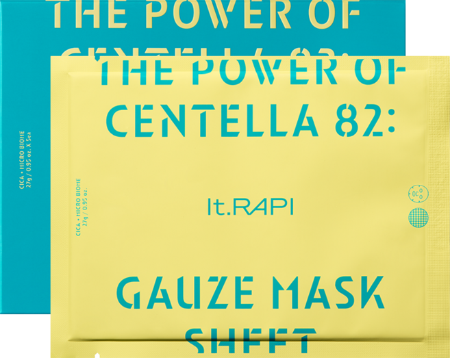 잇라피 It.RAPI Centella 82 거즈 마스크 (5매), 1개, 5개입