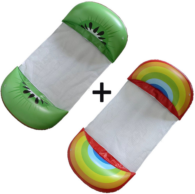 핸드피아 fruit 과일 해먹튜브 1+1 세트 kc인증튜브, 1세트, 키위+후르츠레인보우