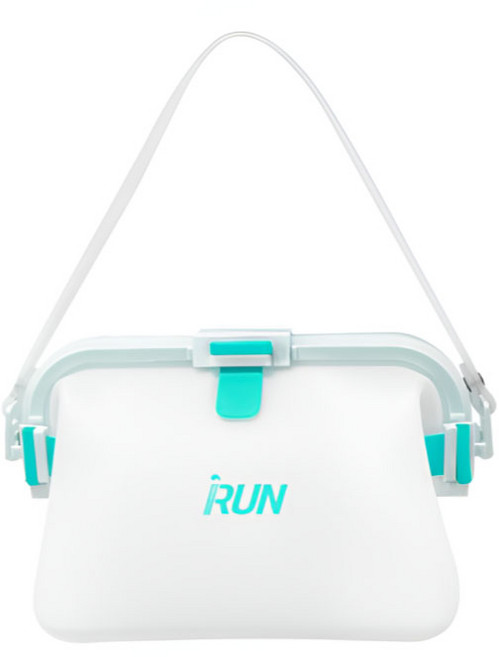 아이런 물놀이겸용 가벼운 비치백, 1개, 민트 앤 화이트