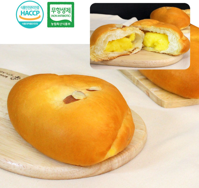 드림푸드 빵굽네 수제 슈크림빵 개별포장 10개 1BOX, 80g