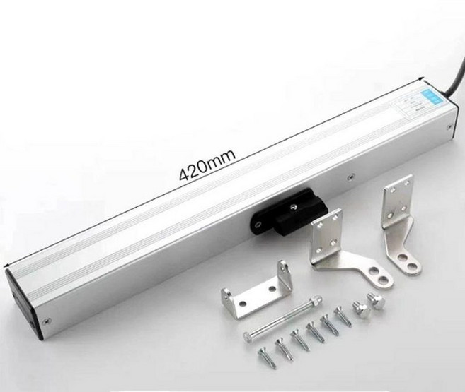 자동 개폐기 감지기 원격 창문개폐기 왼쪽/외측 컨트롤러 제연창 도어클로저 슬라이딩, 1개, 300mm 스트로크 24V