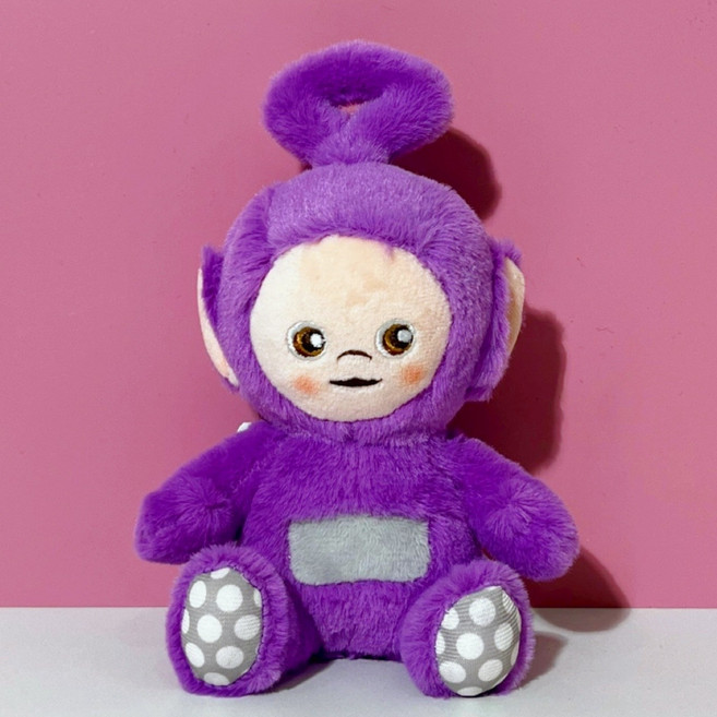 젤시스 텔레토비 인형 가방고리 귀여운 캐릭터 인형, 1개, 보라돌이, 16cm