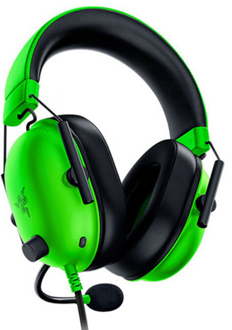 RAZER 雷蛇 黑鯊 V2X 電競耳機, 單一商品, 綠色