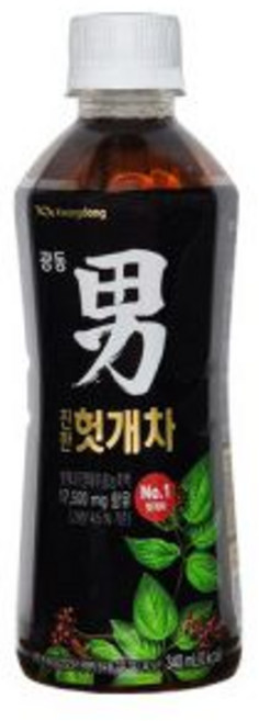 광동 헛개차 340ml x 20페트 차음료, 20개
