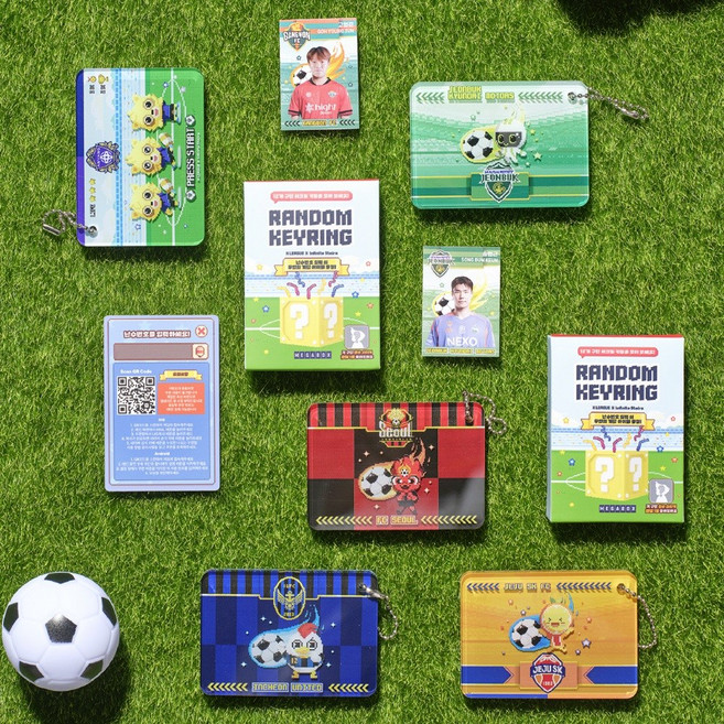 K리그 X 무한의 계단 키링 기획팩, 1개, Free