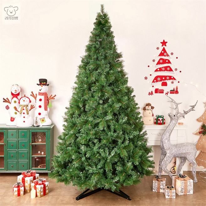 리치점빵 300cm 크리스마스 초대형 뉴혼합트리 야외용크리스마스트리 LED트리