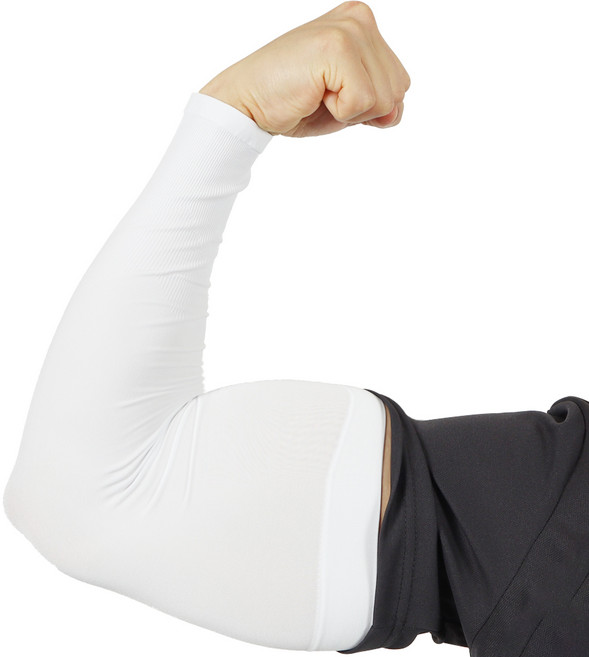 굵은팔 팔토시 빅사이즈 쿨토시 냉장고 토시 xl xxxl 남자 남성 특대 대형 큰 팔토시, 화이트, 1개