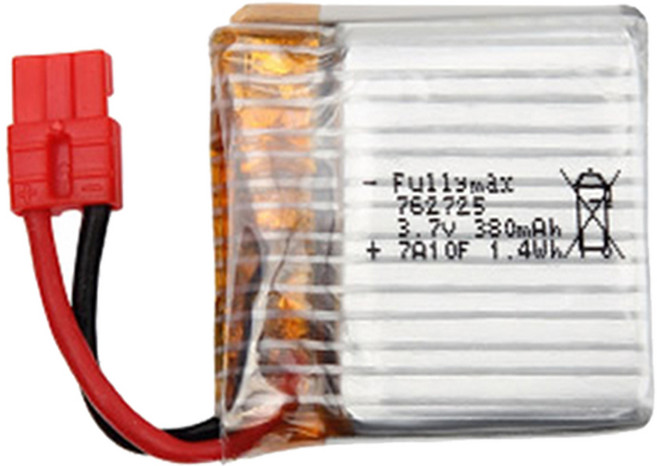 시마 올칩 3.7V 380mAh 드론배터리 소형 RC 쿼드콥터 예비용 교체 부품 SYMA X21 X26, 1개, (X26) 3.7v 380mah(HC)