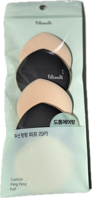 필리밀리 쿠션 팡팡 퍼프 5P, 1개, 1개