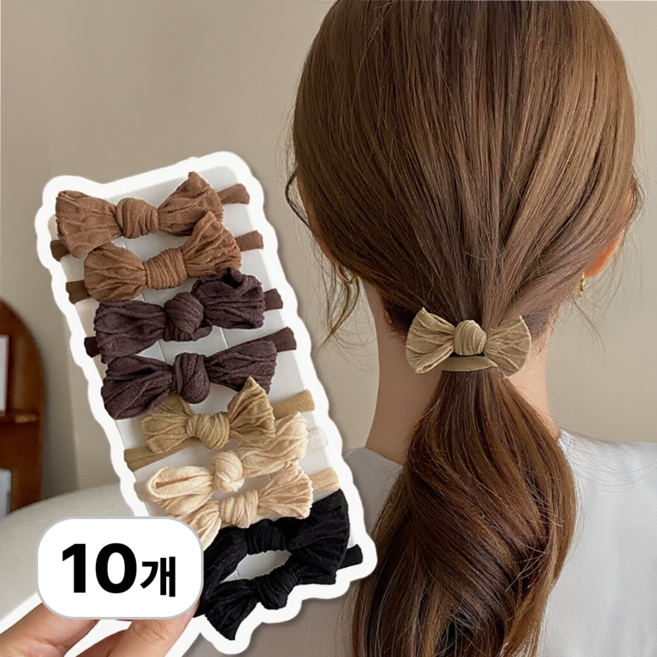로멀리 데일리 헤어 리본 머리끈