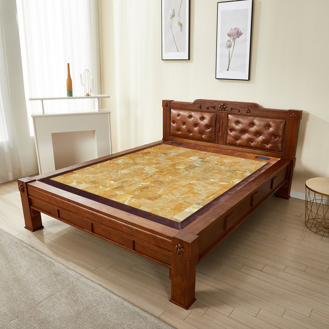 동양썬의료기 228 퀸 EBS극한직업 흙돌침대, 오렌지연옥