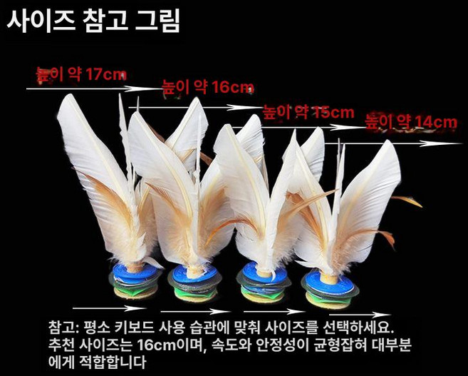 중국 제기 발차기 게임 깃털 제기차기 성인 전통 민속, 대백 17cm-5개