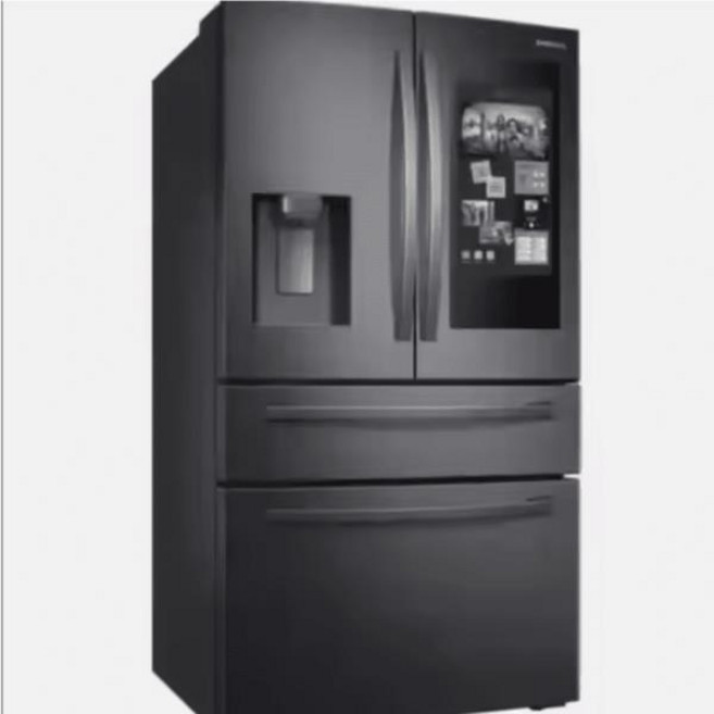 새로운 28 Cu ft 4도어 프렌치 도어 냉장고(스테인리스 스틸 터치스크린 포함)