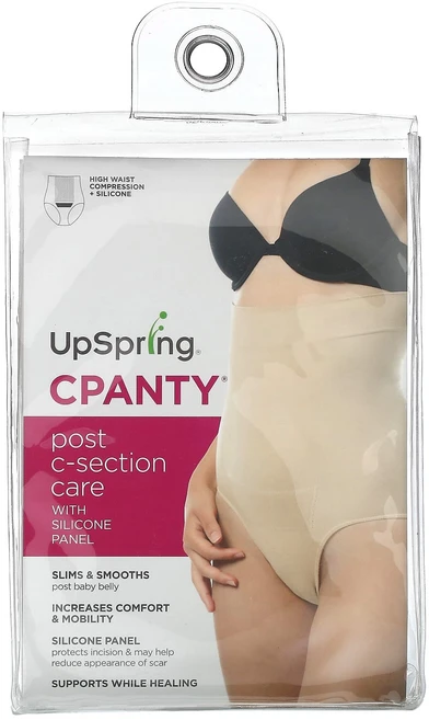 UpSpring C Panty Post C-Section Care with Silicone Panel 1X/2X Nude 1 Count, UpSpringCPantyPostCSectionCare, 1개 - 쿠팡