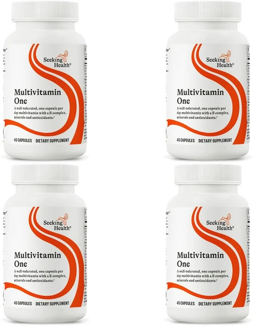 Seeking Health Multivitamin One 시킹헬스 멀티비타민 원, 4개, 45정 - 쿠팡