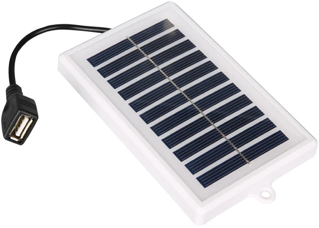 USB 출력이 휴대용 태양광 충전기 - 야외 캠핑 여행 비상 손전등 팬 충전 보조베터리, 01 solar panle charge
