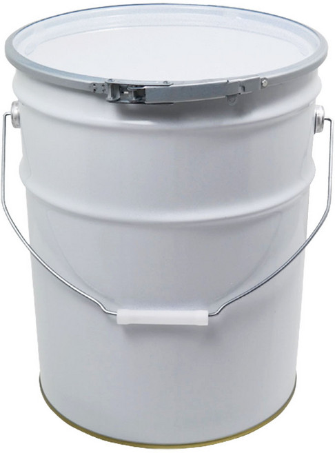 깡통 페인트통 원형캔 공캔 페일 라운드 백색 색깔 원통 CAN 캔 오픈 개방 철통 용기 버켓 순백 20리터, 1개