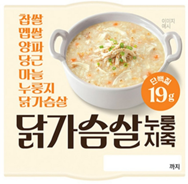 닭가슴살 누룽지죽 255g x 6개