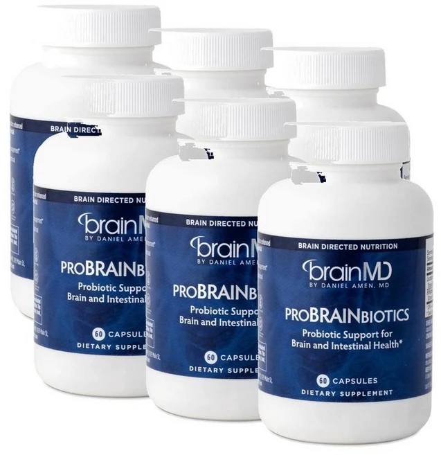 브레인엠디 프로브레인바이오틱스 30억 CFU 캡슐 BRAINMD ProBRAINbiotics, 6개, 60정 - 쿠팡