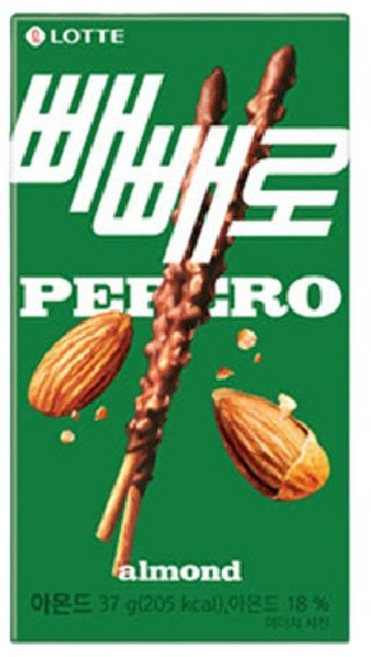 빼빼로 아몬드, 37g, 1개
