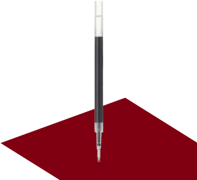 무인양품 리필 심 젤잉크 노크식 볼펜 리필 블랙 0.5mm, 1개