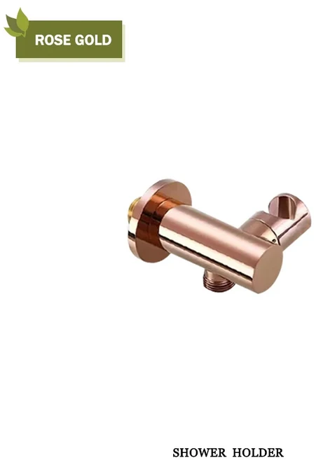 크롬 브러시 골드 화이트 샤워 솔리드 황동 조절 홀더 벽 마운트 수도꼭지 액세서리, 10 RG Bracket Only