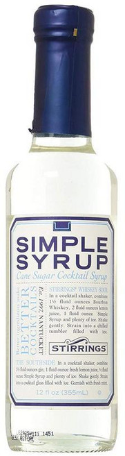 스털링스 퓨어 케인 심플 시럽 칵테일 믹서 355ml 1팩, 1개
