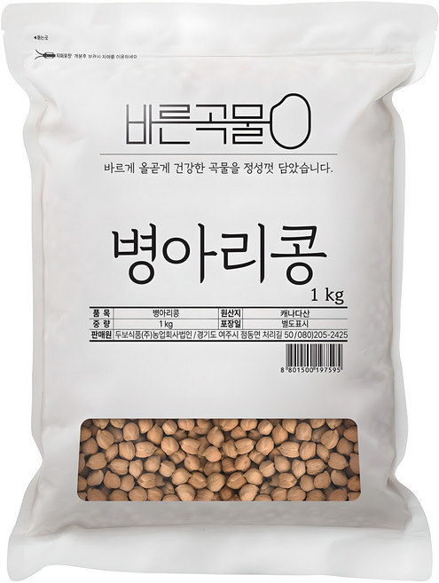 두보식품 바른곡물 병아리콩, 1kg, 1개