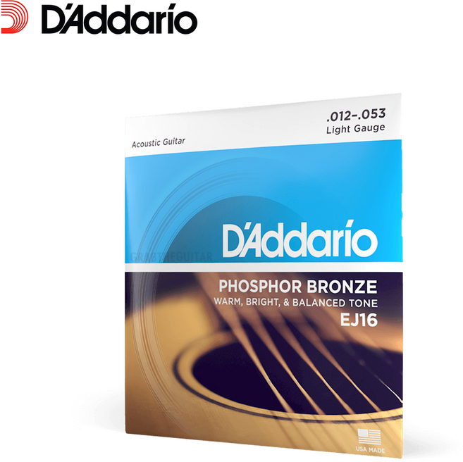 다다리오 어쿠스틱 기타 스트링, EJ16 PHOSPHOR BRONZE, 1개