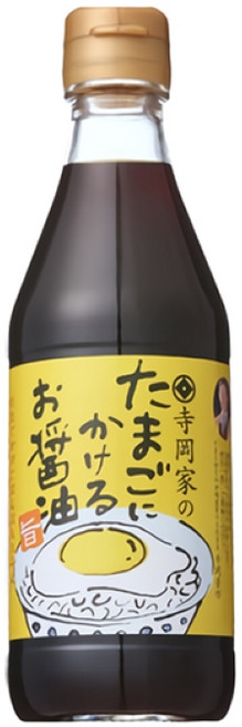 테라오카 유기 양조 테라오카 달걀에 뿌리는 간장 300ml, 1개