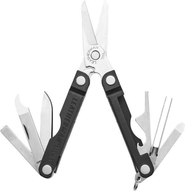 레더맨 (Leatherman) 마이크라 블랙 멀티툴, 1개