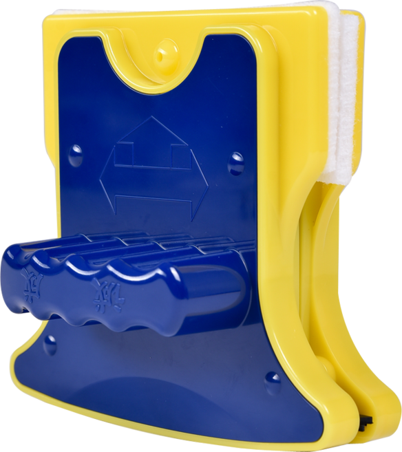 페어 크리너 자석 양면 유리창 청소기 닦이 수동 창문, 1개, 2. 강자성 이중 18-24MM 유리