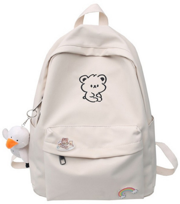 볼소샵 귀여운 캐릭터 커플 가방 남녀공용 학생 백팩