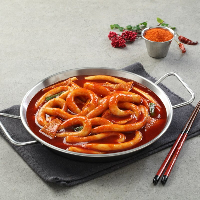 오늘바로떡볶이 롱누들떡볶이 매운맛 당일생산 2인분, 1개, 600g