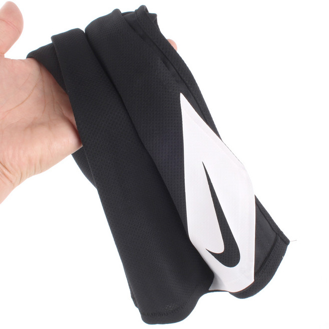 나이키 쿨링 스포츠타올 타월 골프 등산 테니스 런닝 행사용 선물 기념품, 1개, 블랙