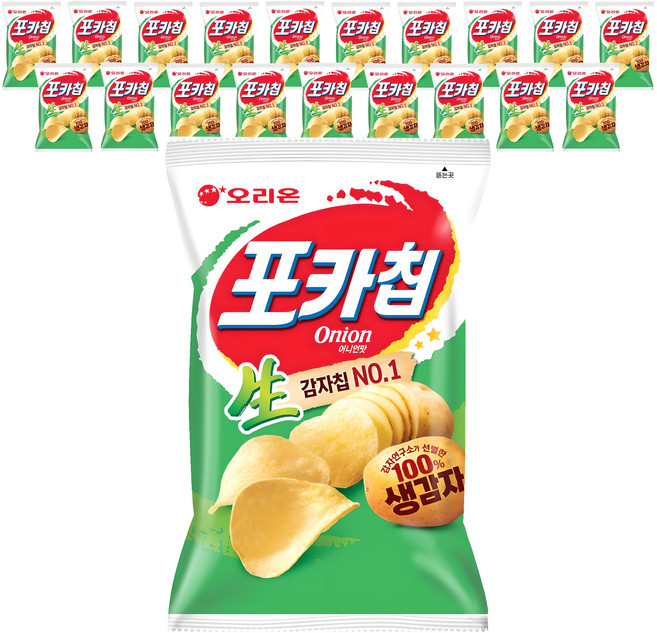 ORION 好麗友 波卡洋芋片 洋蔥口味, 66g, 20包