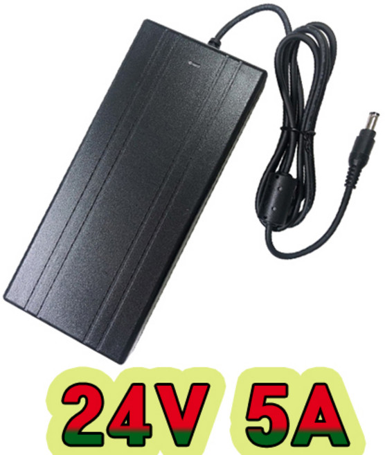 순흥전기 어댑터 24V 어댑터 모음 24V 1A ~ 6.3A 까지 생산 아답터 직류전원장치, 24V 5A 접지형, 1개