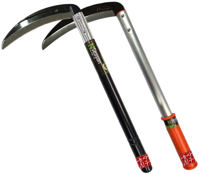 농사친구 수원낫 도루코 낫 세트 나무 알미늄자루 풀베기 제초, 1세트