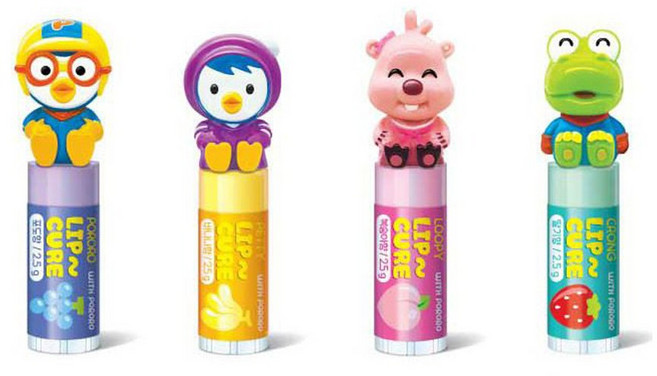 뽀로로 립큐어스틱 4종 택1, 2.5g, 패티 바나나향, 1개