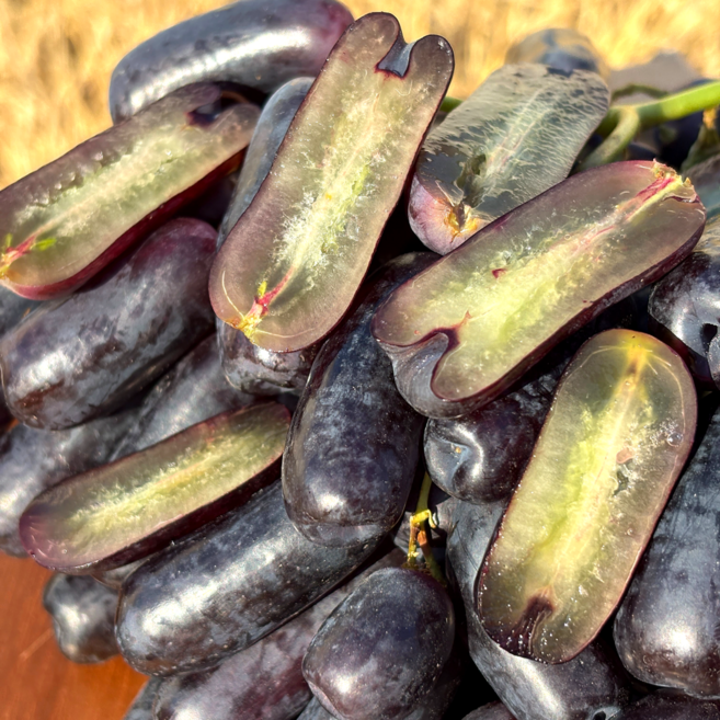 [하루30개특가]꿀당도 과즙가득 가지포도 블랙사파이어 포도, 1박스, 1kg
