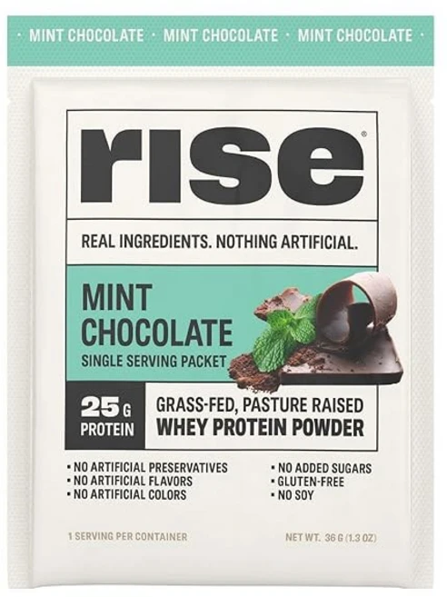 RISE 초콜릿 아몬드 유청 단백질 분말 u2013 깨끗한 1회 제공량당 25g 몽크 로 단맛을 내고 인공 감미료 또는 설탕 이 포함되지 않음 2 38파운드, nt C late, 2 38 Pound (Pa of 1), 1개 - 쿠팡