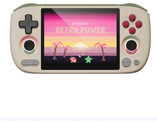 AYANEO Pocket AIR Mini 휴대용 미니 게임기 레트로 안드로이드 포켓 게임기, Retro Power 3+64GB