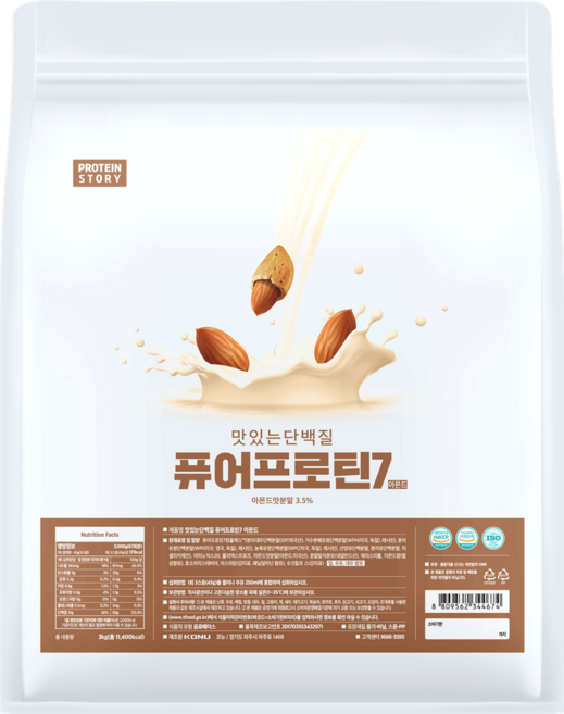 프로틴스토리 맛있는 단백질 퓨어프로틴7, 3kg, 1개